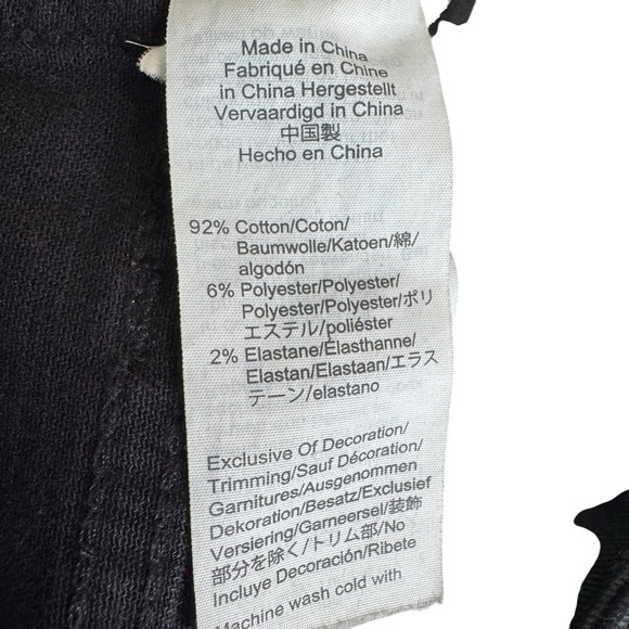 Madewell 10" High Rise Jeans Johnny Wash Comfort Stretch Edition Black Size 28 - Picture 8 of 11